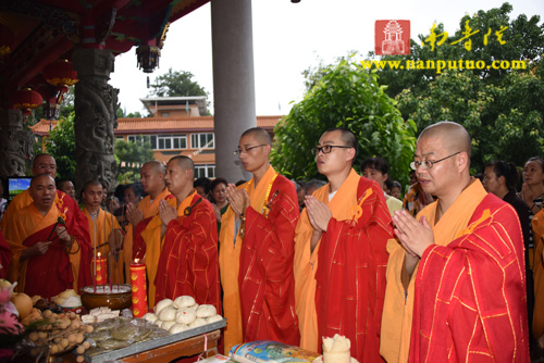 厦门启明寺七月初一隆重举行五大士瑜伽焰口法会